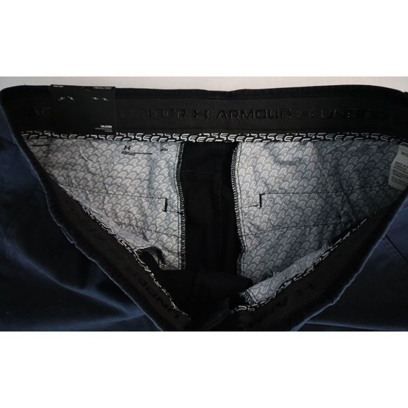 Under Armour 1370081 001 Men's Sz 36 x 32 Black Chino Tapered Leg Pants - Picture 10 of 13